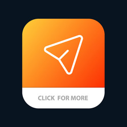 arrow pin mouse computer mobile app button vector image