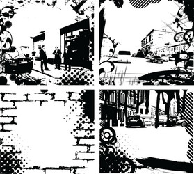 Grunge urban design Royalty Free Vector Image - VectorStock