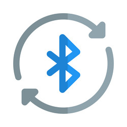 constant data transfer using bluetooth vector image
