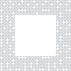 Geometric Pattern Frame vector image