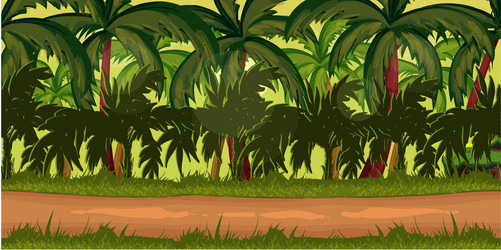 Jungle background concept Royalty Free Vector Image