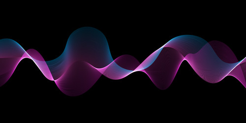 abstract background with flowing lines design vector image