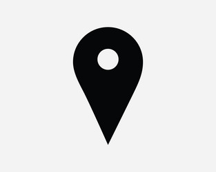 Location pin icon vector