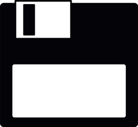 floppy disk data device storage backup element vector image