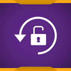 Slide to unlock icon for web and mobile vector