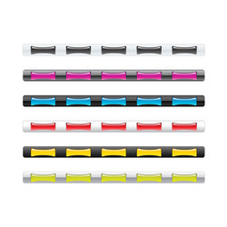 Web menu buttons set for business site vector