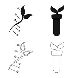 isolated object of and symbol set s vector image