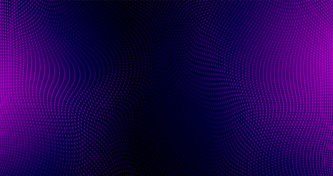 abstract image of wavy lines and particles vector image