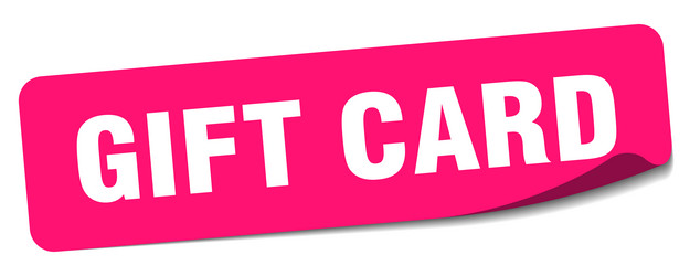 Gift card sticker label Royalty Free Vector Image
