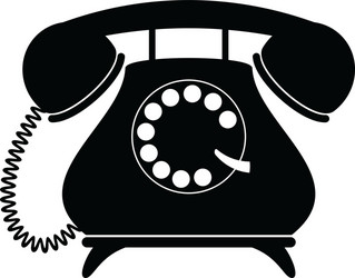 Vintage Telephone Vector Image