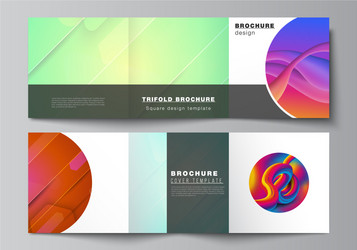 minimal editable layout square format vector image