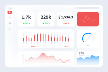 Technology user interface ui infographics digital vector