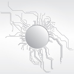 abstract technology background with circuit vector image