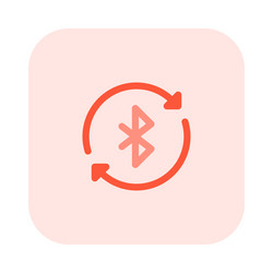 constant data transfer using bluetooth vector image