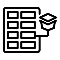 server is allocating resources to a storage unit vector image
