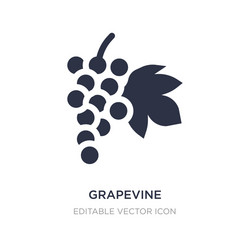 grapevine icon on white background simple element vector