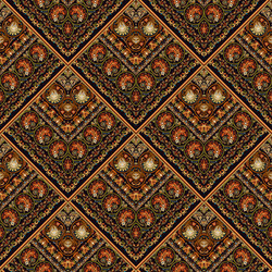 Nature patch pattern mosaic background vector