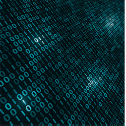 Binary Code Background vector image
