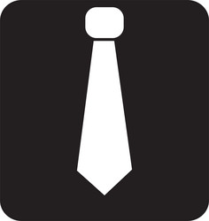 Necktie icon vector