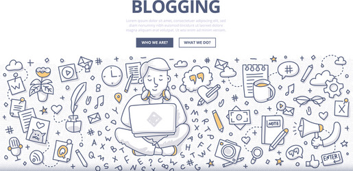 Conversion optimization doodle concept Royalty Free Vector