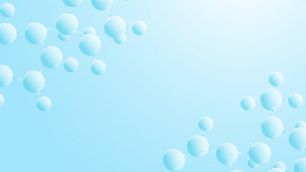 molecular abstract structure background vector image