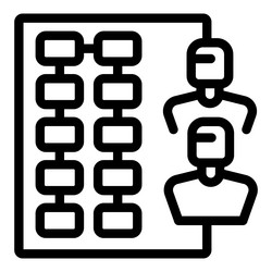 programmers team working on software development vector image