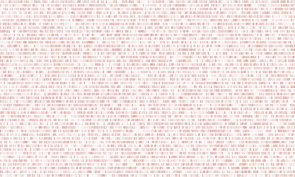 Binary Code Red Background vector image