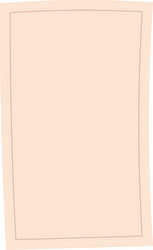 blank rectangular frame vector image