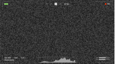 Digital Camera Viewfinder - Noise Display vector image