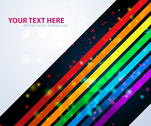 Rainbow lines background Royalty Free Vector Image