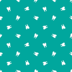 Healthy teeth dental seamless pattern Royalty Free Vector