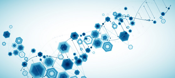 science template abstract background with a 3d vector image