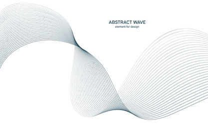 abstract wave element for design digital vector image