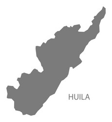 Huila Colombia Map Vector Image