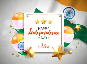 Independence day of india vector