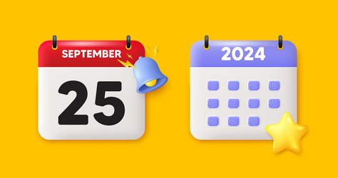 25th day of the month icon event schedule date vector image