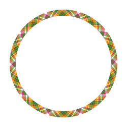 Circle borders and frames round border pattern vector