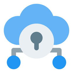 Cloud storage system with data encryption vector
