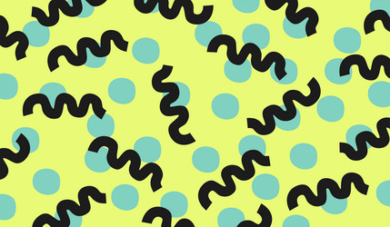 pattern background design with round and line vector image
