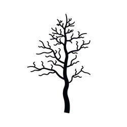 Tree without leafs bare vector