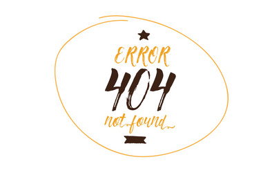 404 error web page design not found vector