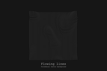 abstract line matrix pattern noise flow dynamic vector image