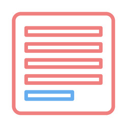 document list icon data report concept graphic vector image