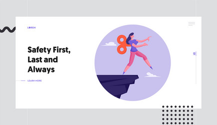 manipulation with office employee website landing vector image