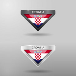 3d label tag and location pointer flag nation vector image