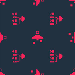 set computer network and filter setting vector image