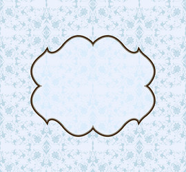 seamless background pattern and frame vector image