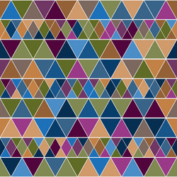 Pastel geometry endless pattern with colorful vector