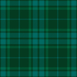 Green tartan plaid pattern fabric swatch vector