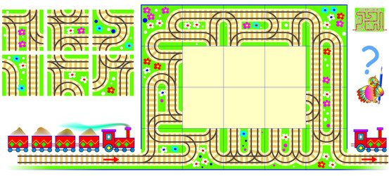 logic puzzle with labyrinth need to draw vector